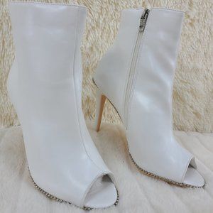 MACKIN J PeepToe Ankle Boots
